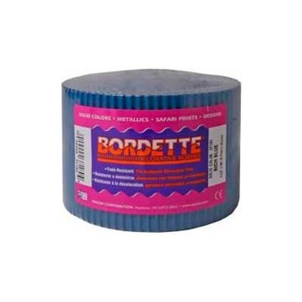 Pacon Corporation Pacon¬Æ Bordette¬Æ Decorative Border, 2-1/4" x 50', Rich Blue, 1 Roll 37184